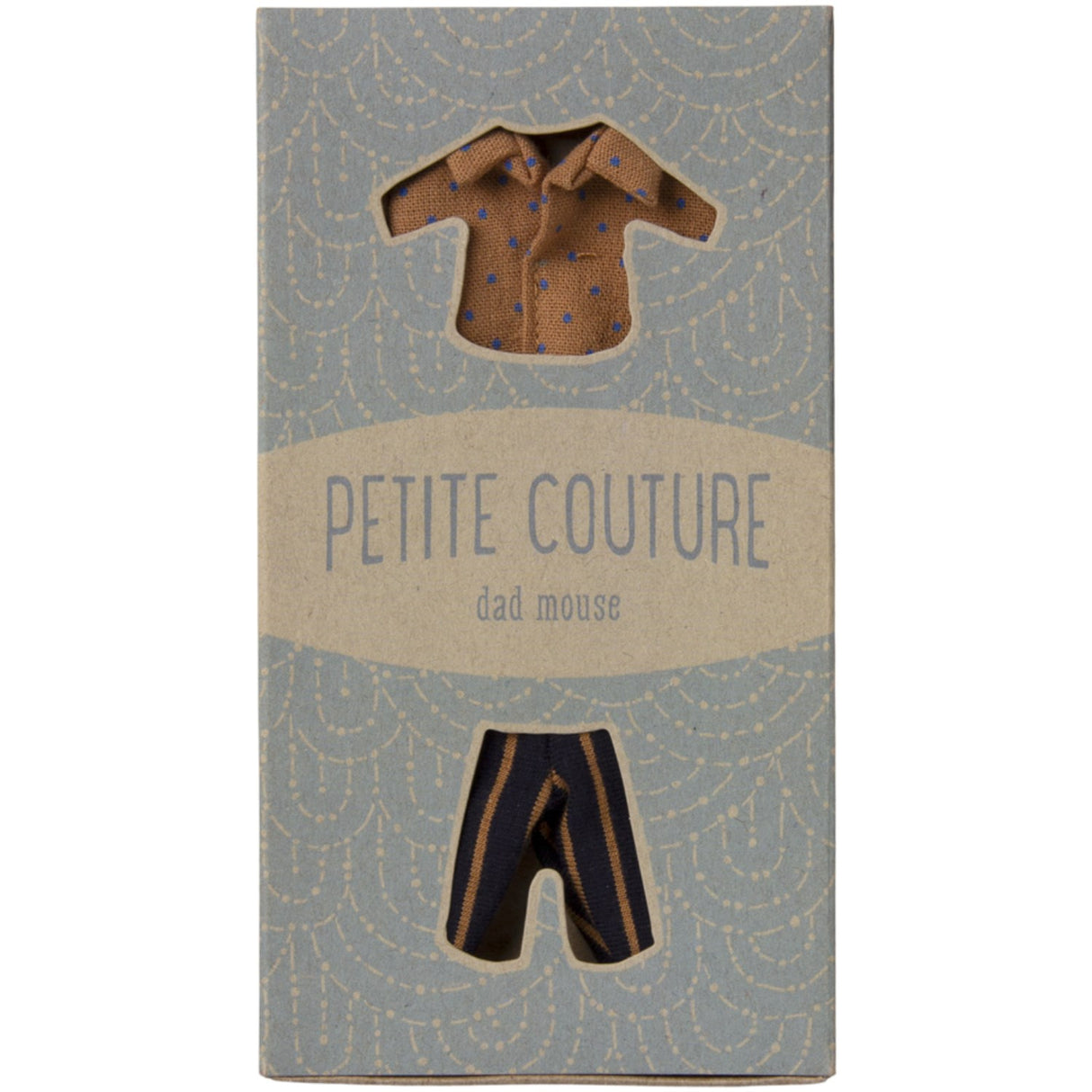 Maileg Shirt And Striped Pants, Dad Mouse