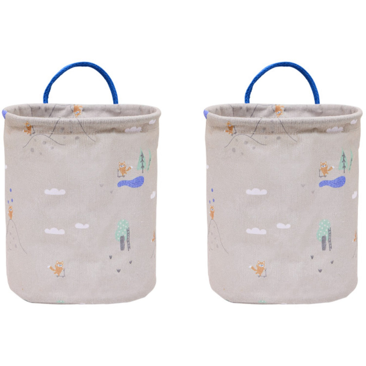 OYOY Foxy Storage Basket Small 2-Pack
