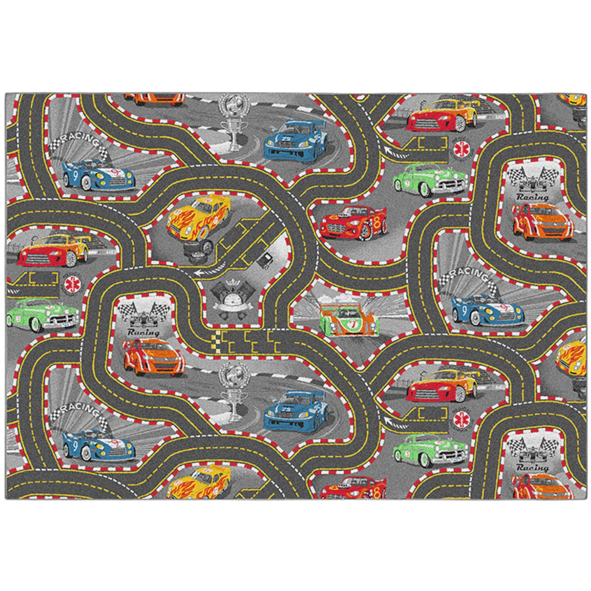 Rebel Roads Tales Of Speed Carpet - 140 X 200 Cm