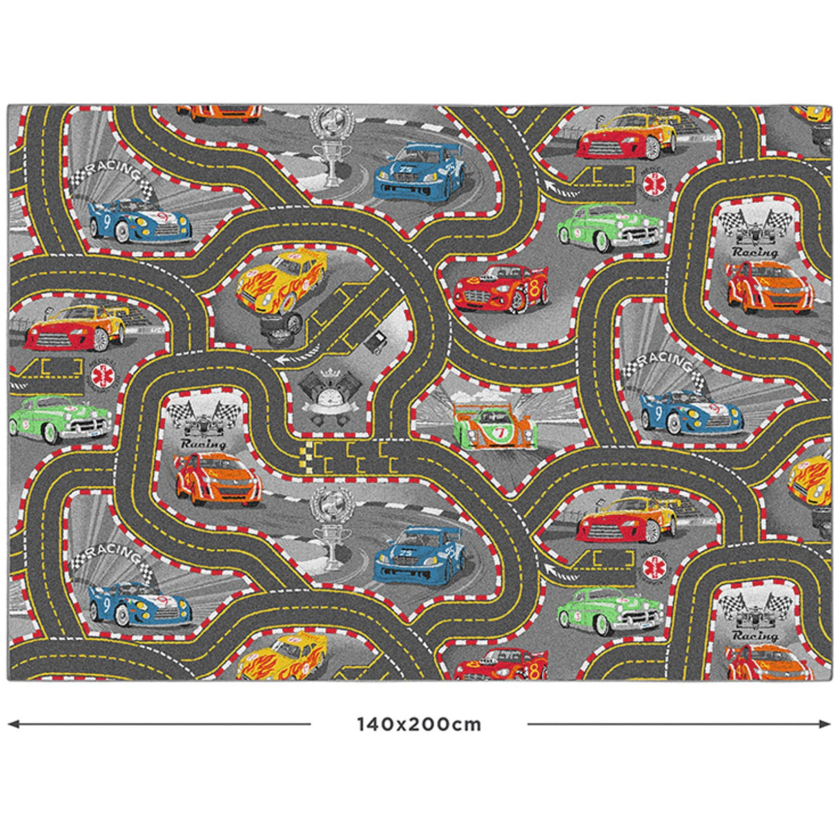 Rebel Roads Tales Of Speed Carpet - 140 X 200 Cm