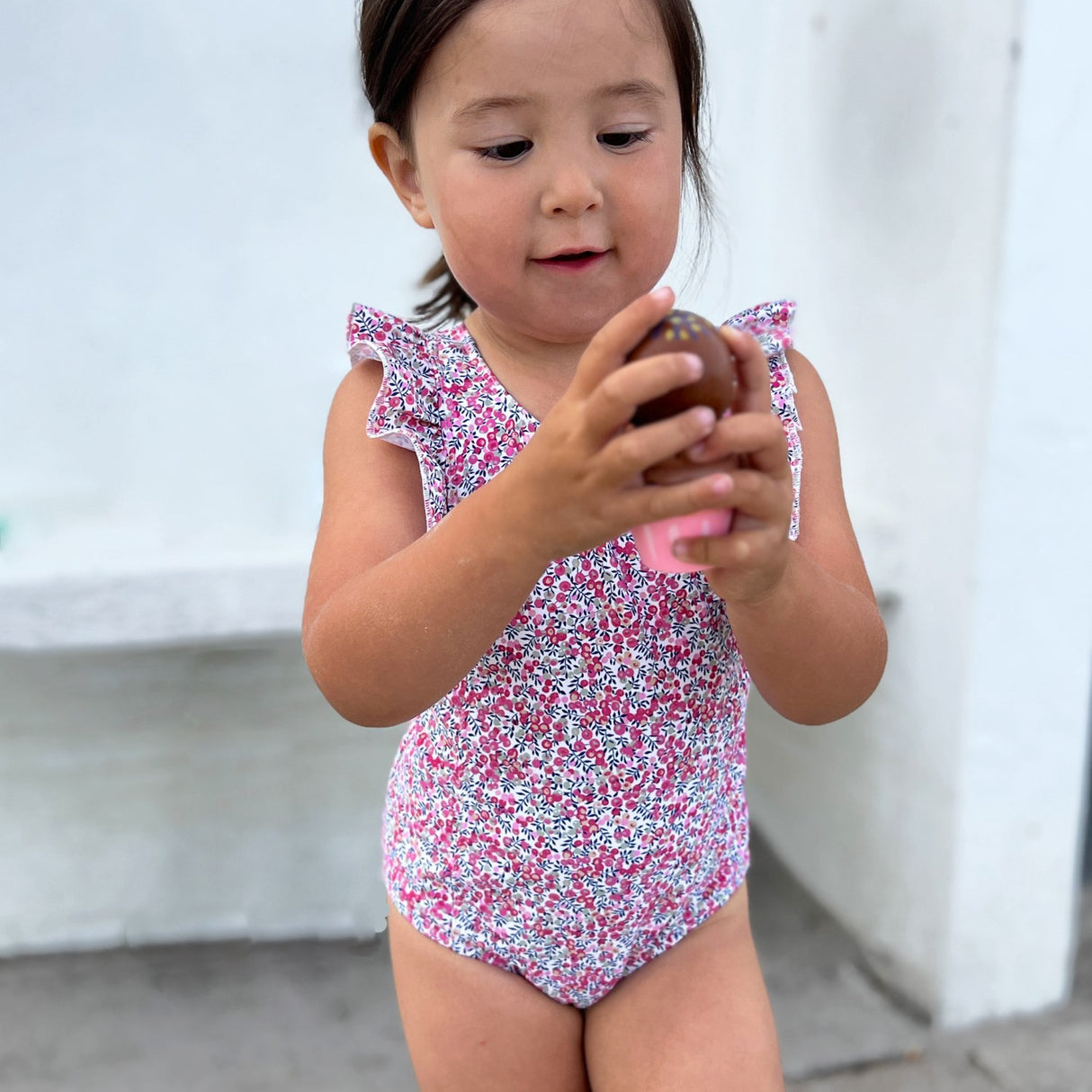 Petit Crabe Wiltshire Bud Swim Swimsuit - Made with Liberty© Fabric