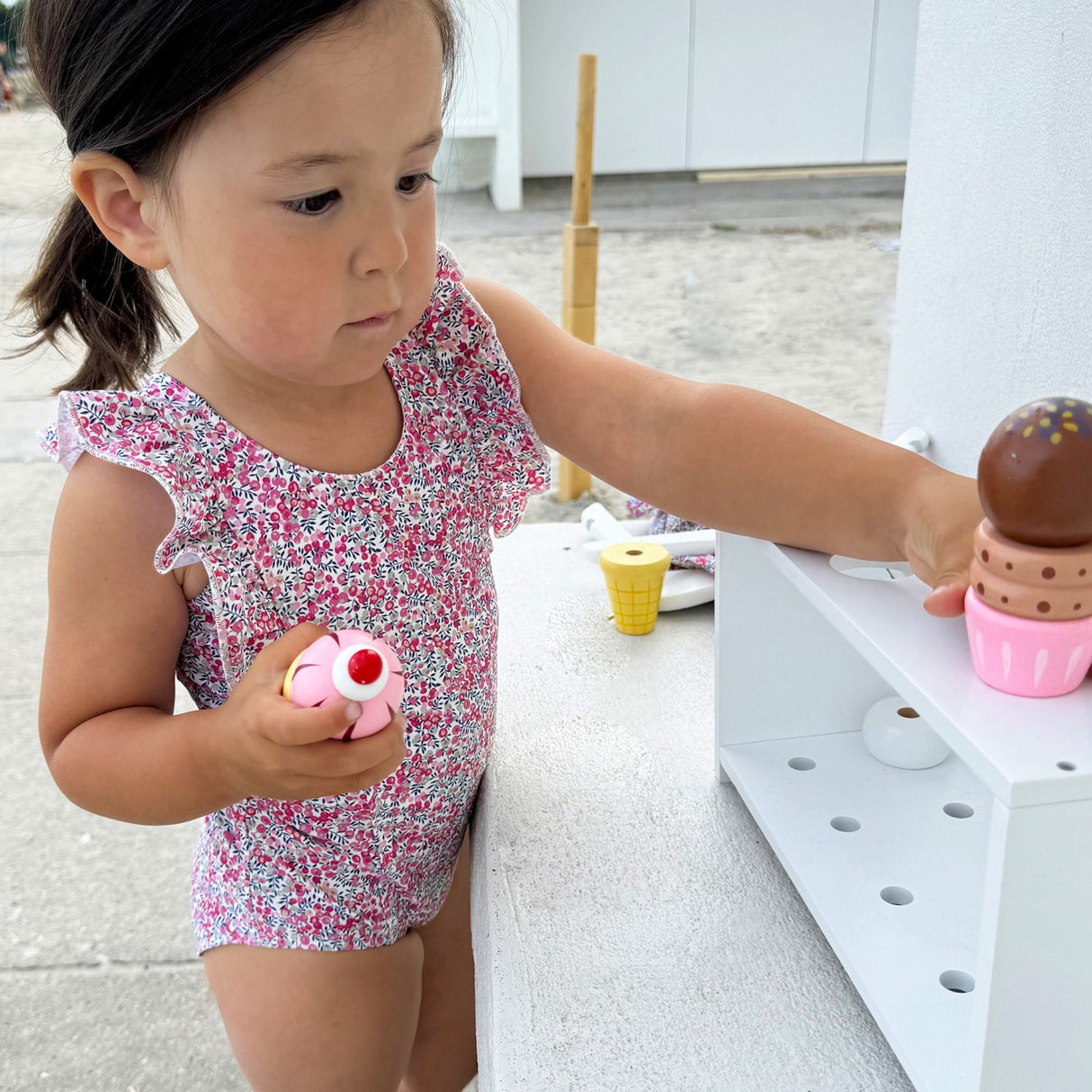 Petit Crabe Wiltshire Bud Swim Swimsuit - Made with Liberty© Fabric