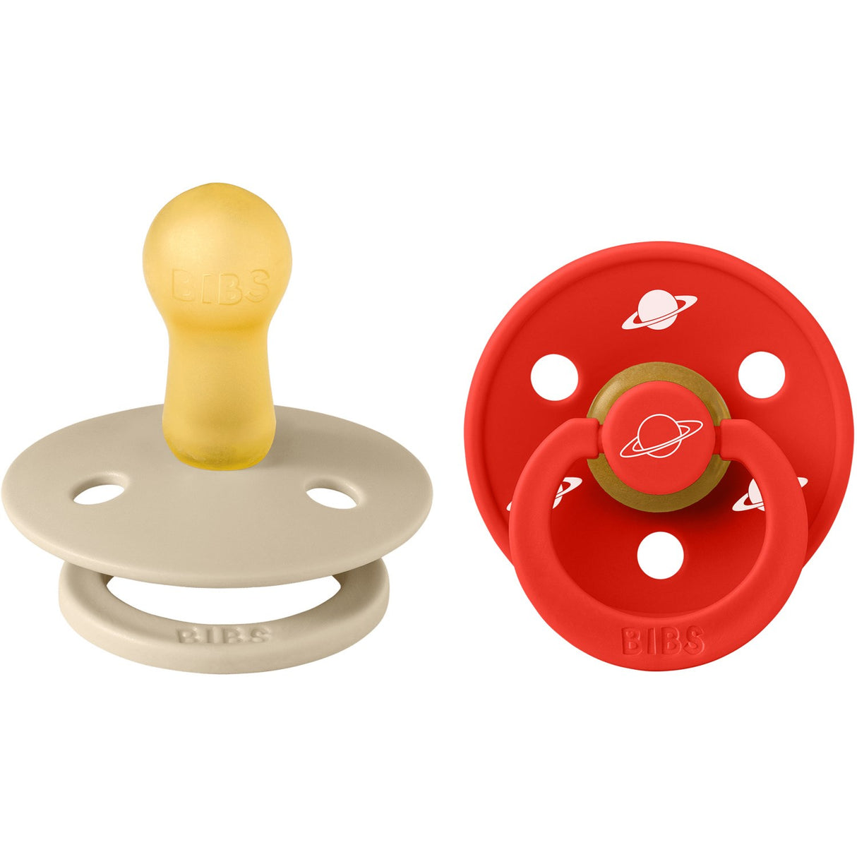 Bibs X Planet Nusa Vanilla Mix Pacifier Colour Latex 2-Pack Size 2