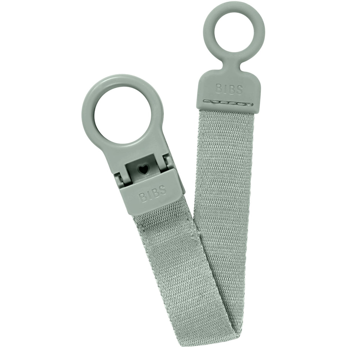 Bibs Sage Pacifier Clip Loop