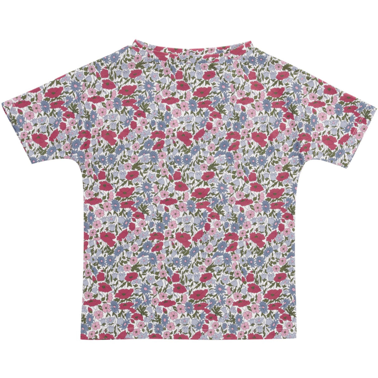 Petit Crabe Poppy & Daisy P Luna Boatneck Uv-Shirt S/S - Made With Liberty© Fabric