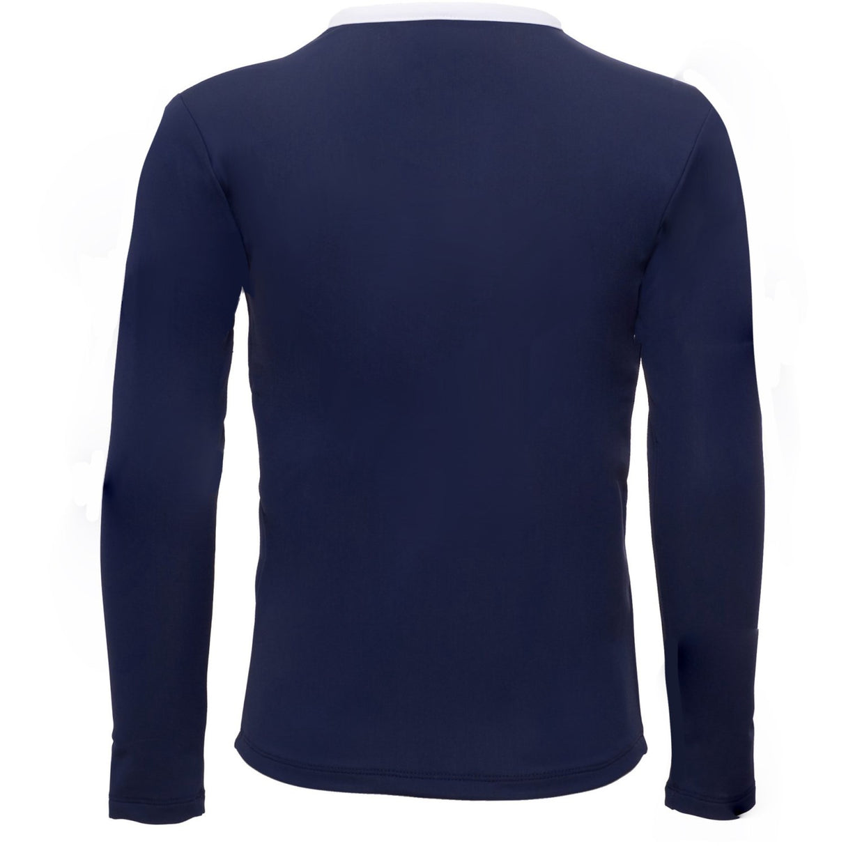 Petit Crabe Blue Basic Zipper Uv-Swim Shirt L/S