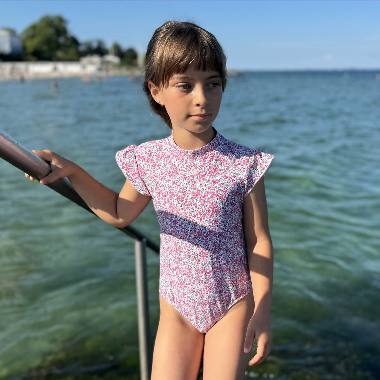 Petit Crabe Wiltshire Bud Beaa Swimsuit S/S - Made With Liberty Fabrics