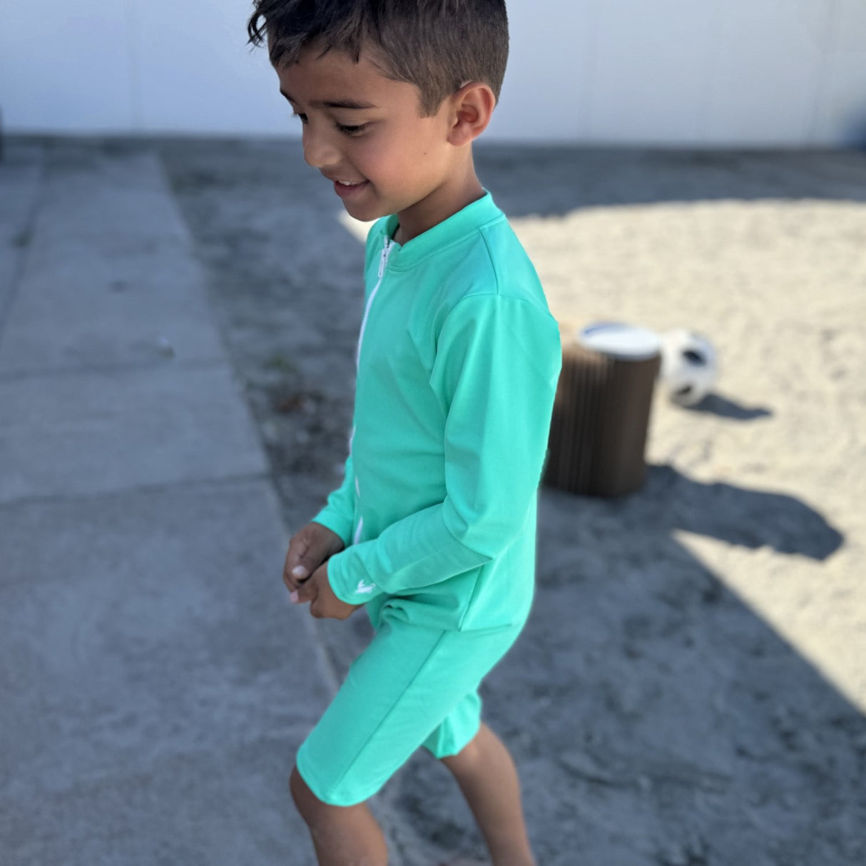 Petit Crabe Parrot Combi Sunsuit