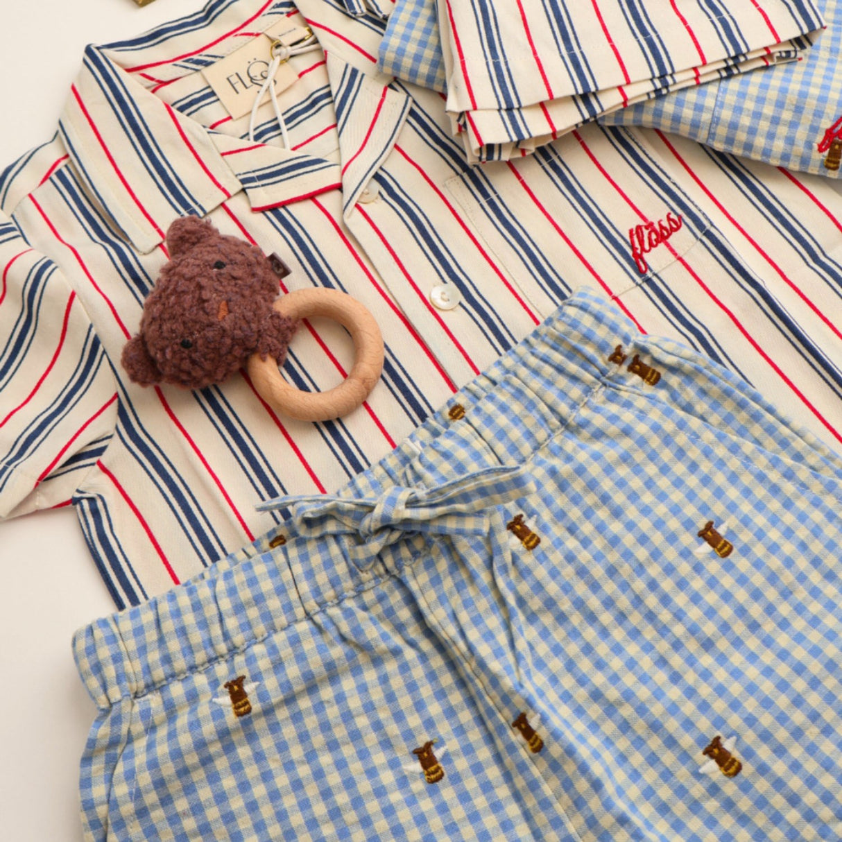 Flöss Red/Blue stripes Miles Shirt