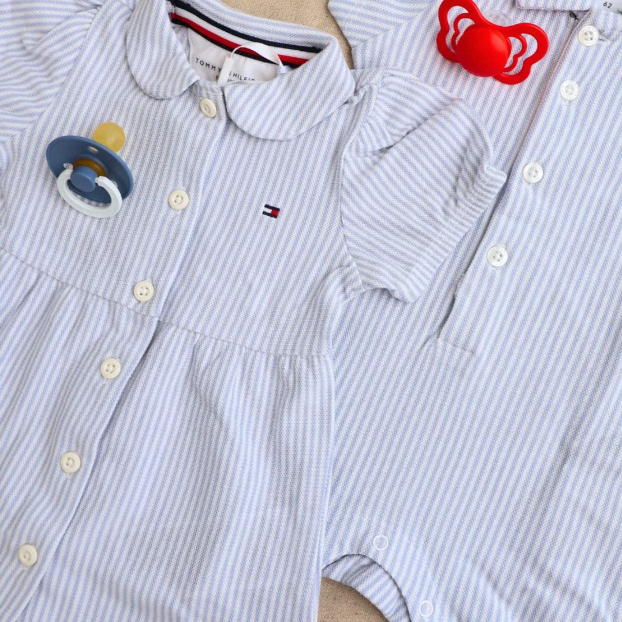 Tommy Hilfiger Breezy Blue Stripe Ithica Stripe Dress SS