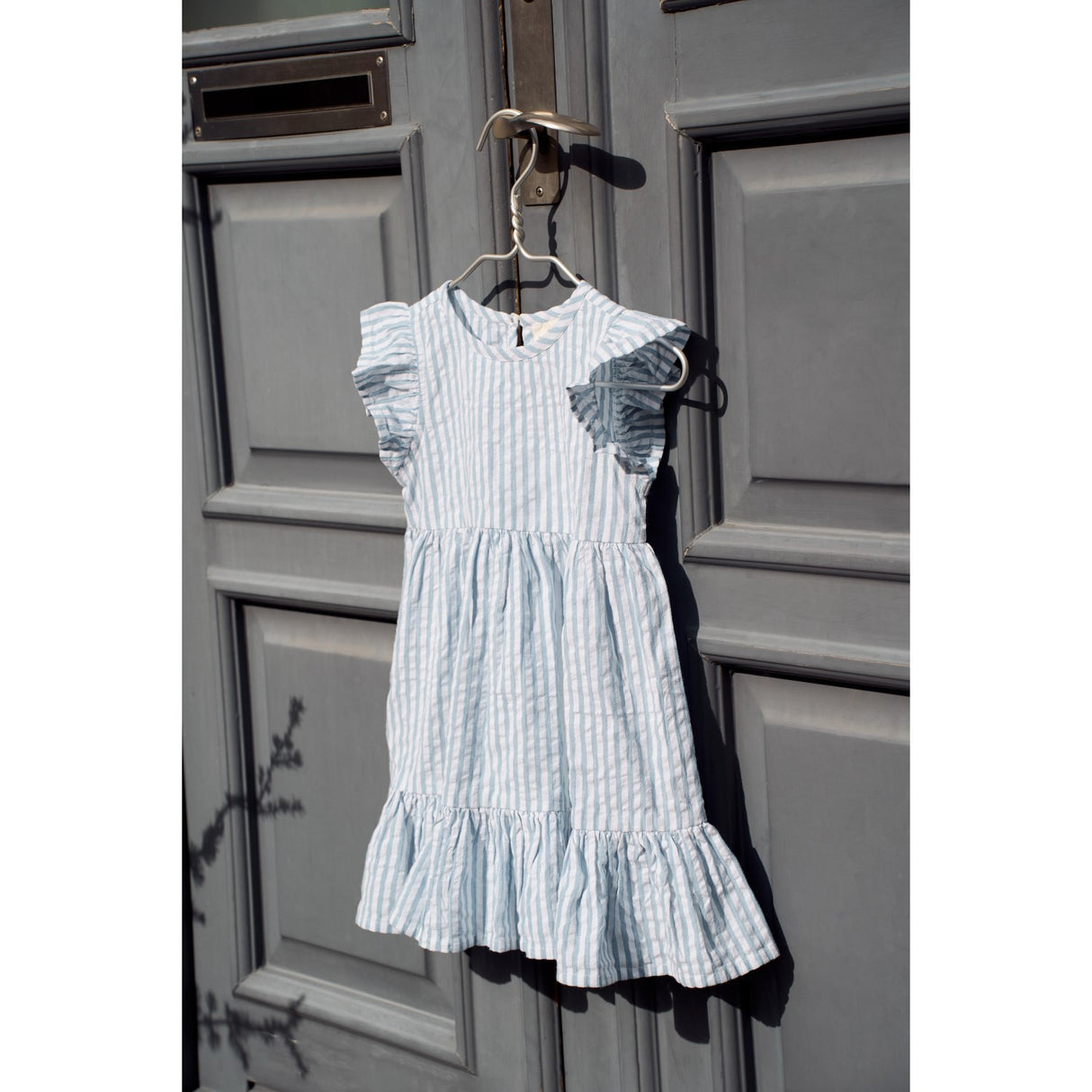 THE NEW Siblings X Luksusbaby Blue FAnd Striped Ojo Dress