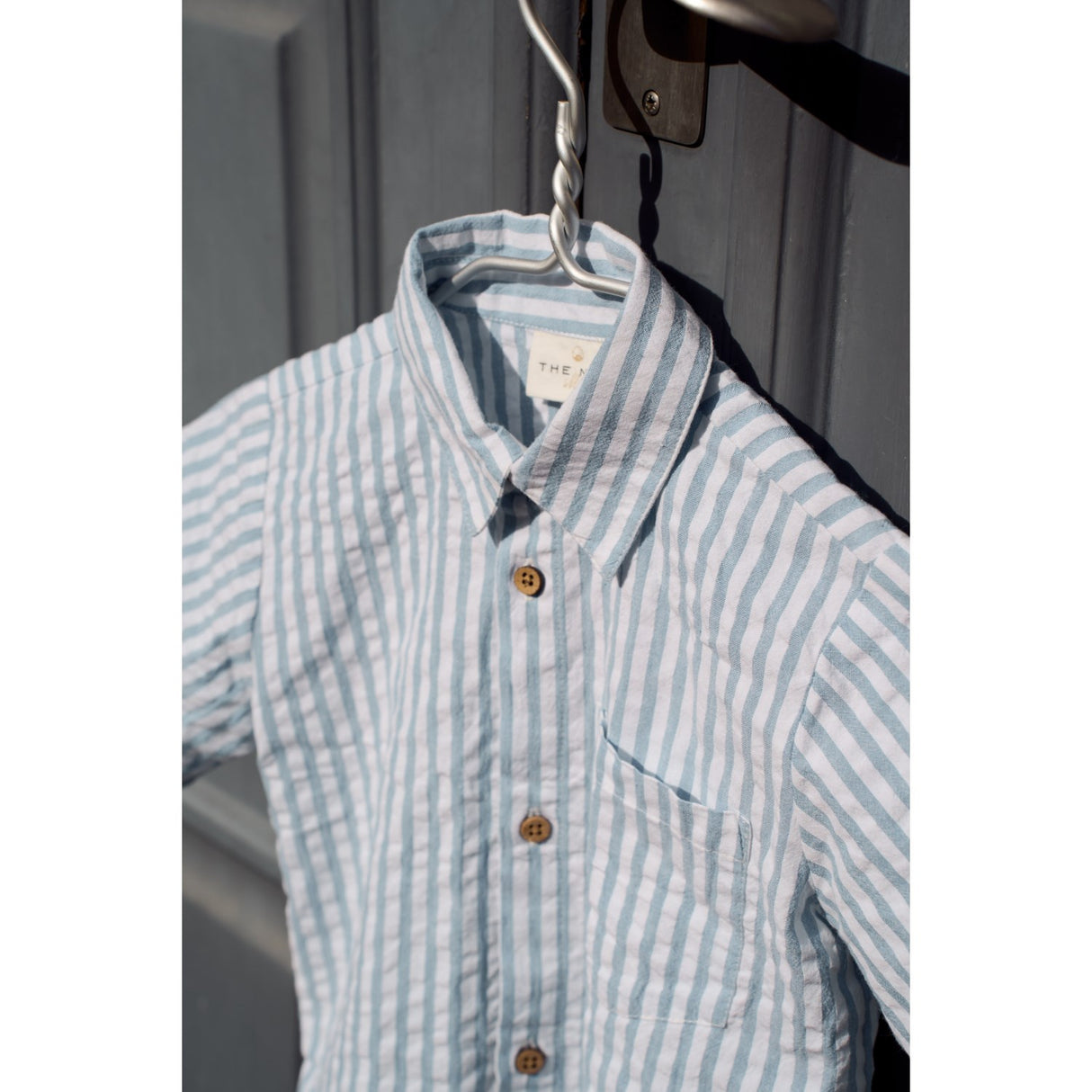 THE NEW Siblings X Luksusbaby Blue Fog Striped Ojo Jumpsuit