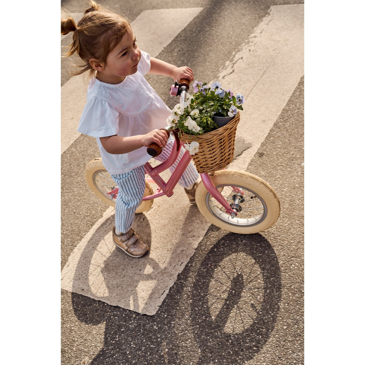 THE NEW Siblings X Luksusbaby Blue FAnd Striped Ojo Shorts