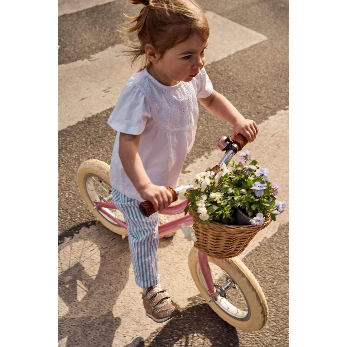 THE NEW Siblings X Luksusbaby Blue FAnd Striped Ojo Shorts