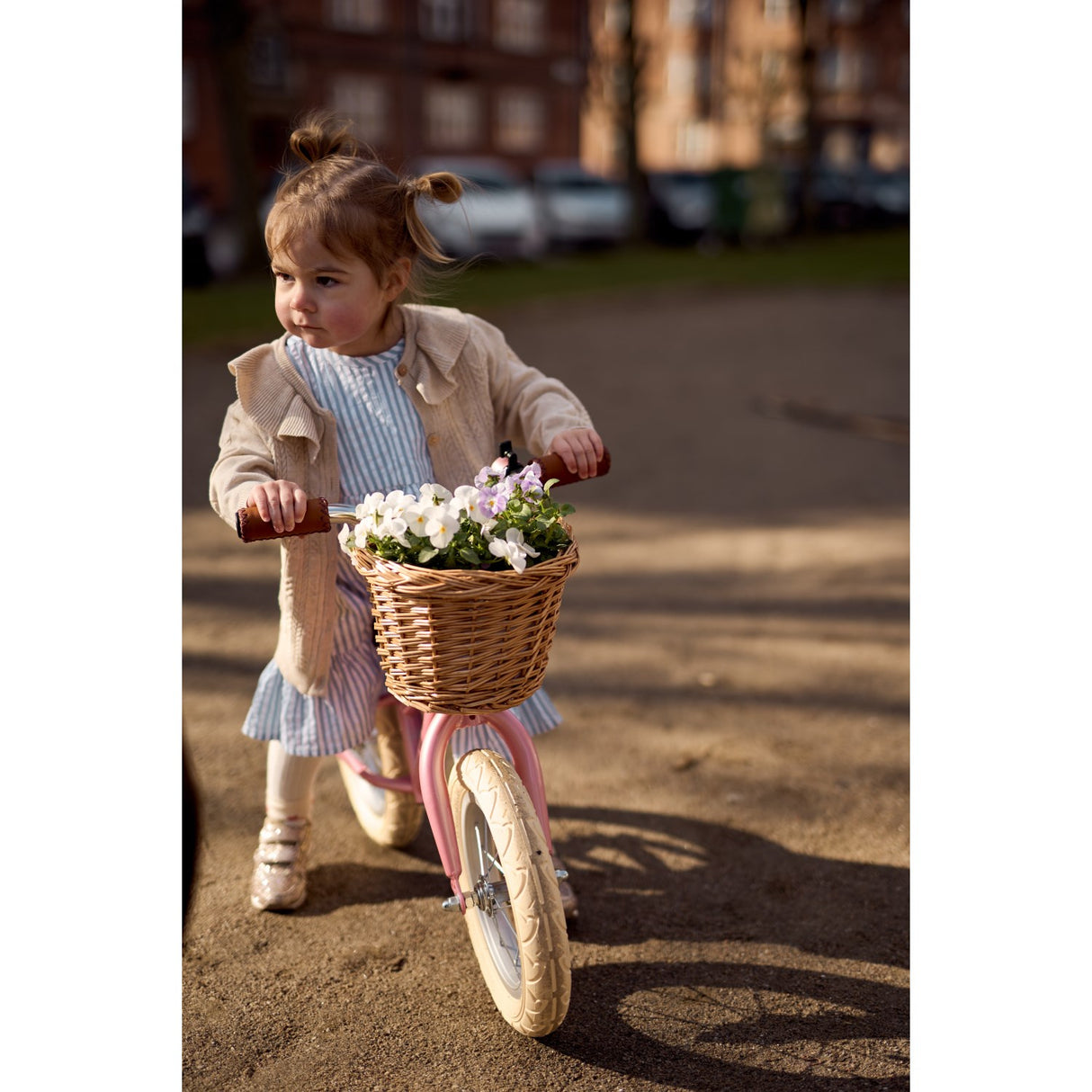 THE NEW Siblings X Luksusbaby Blue FAnd Striped Ojo Shorts