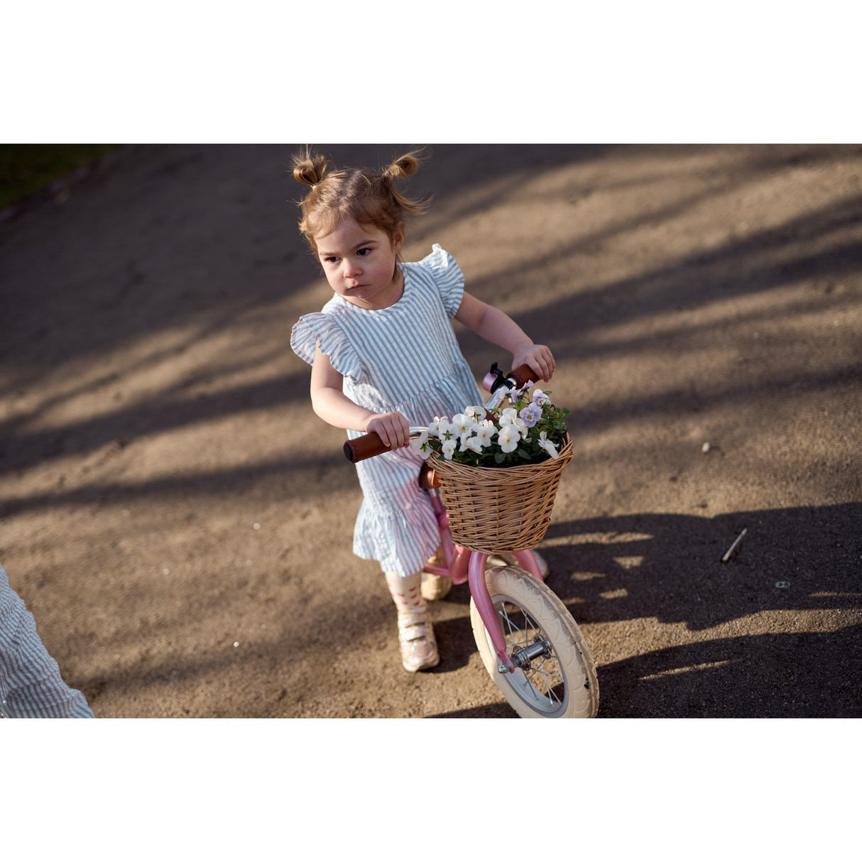 THE NEW Siblings X Luksusbaby Blue FAnd Striped Ojo Shorts
