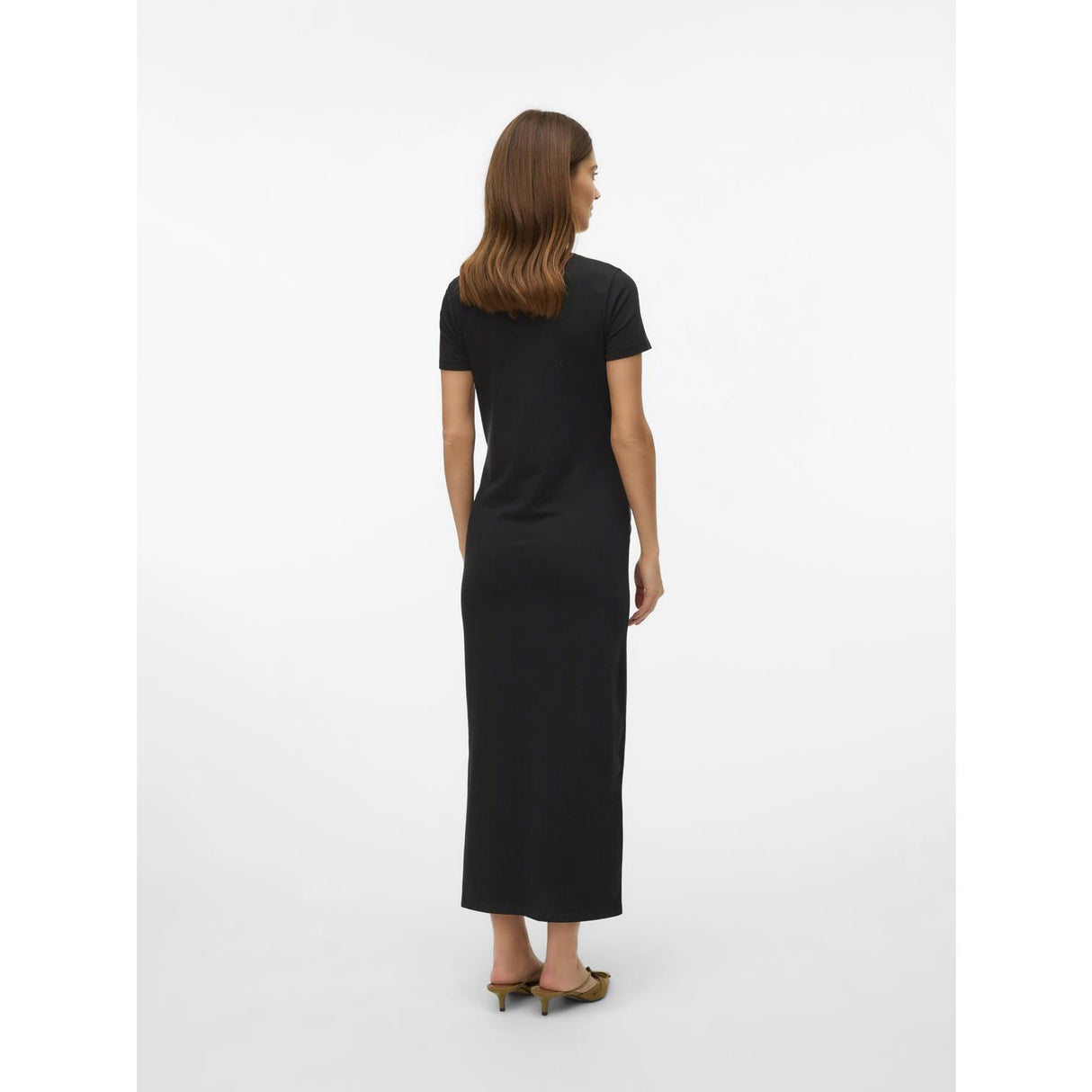 Mama;licious Black Mleva Ss Jrs Al Dress Noos