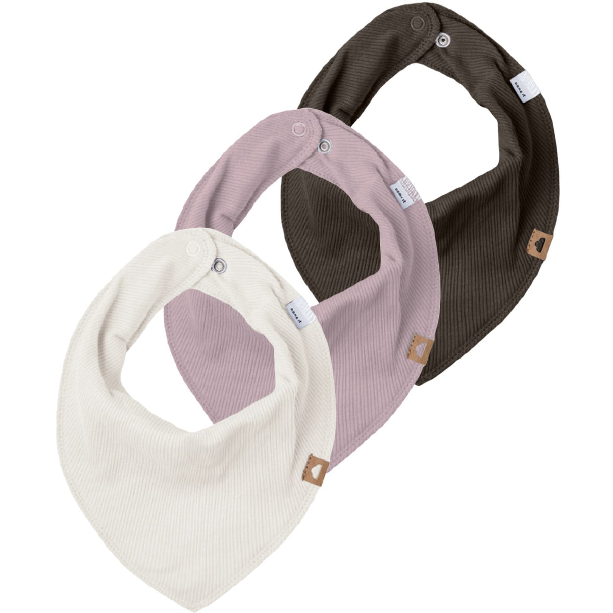 Name It Cloud Dancer Nbfyvettekoy 3P Scarf Bib Rib