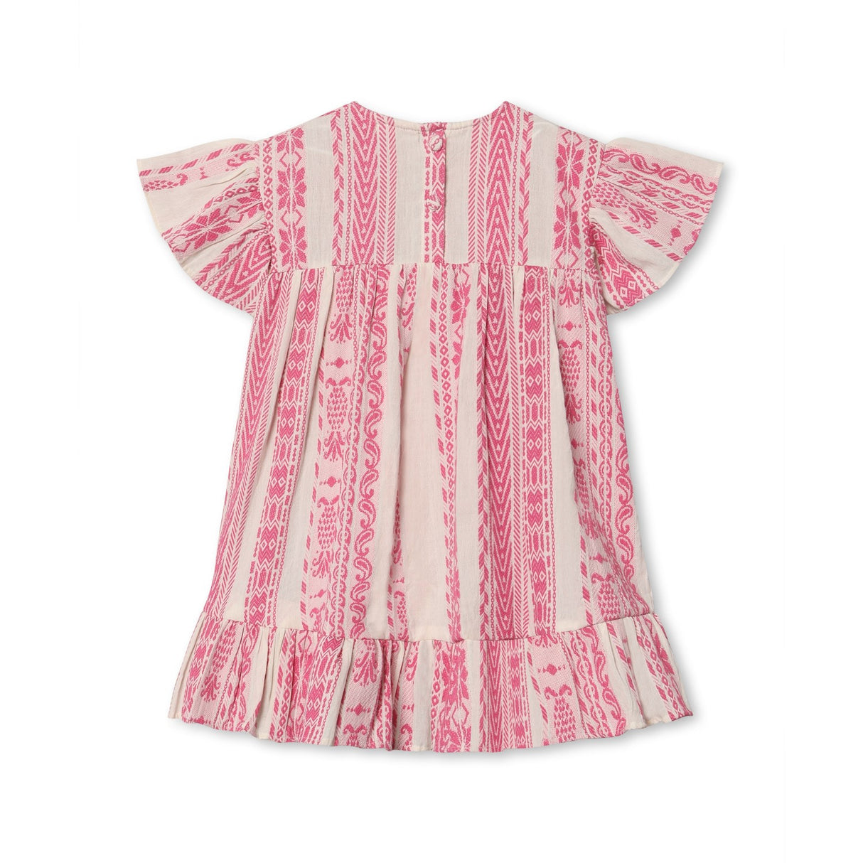 Fliink Cloud Dancer Pink Stripe Addie Dress