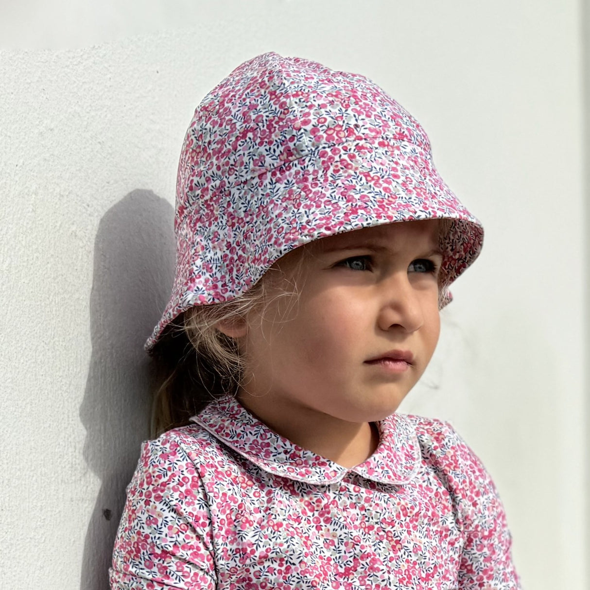 Petit Crabe Wiltshire Bud Frey Sun hat - Made With Liberty© Fabric