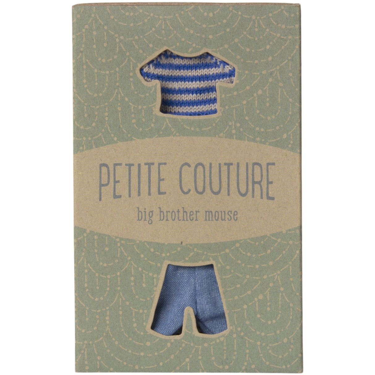 Maileg Knitted Sweater And Pants, Big Brother Mouse