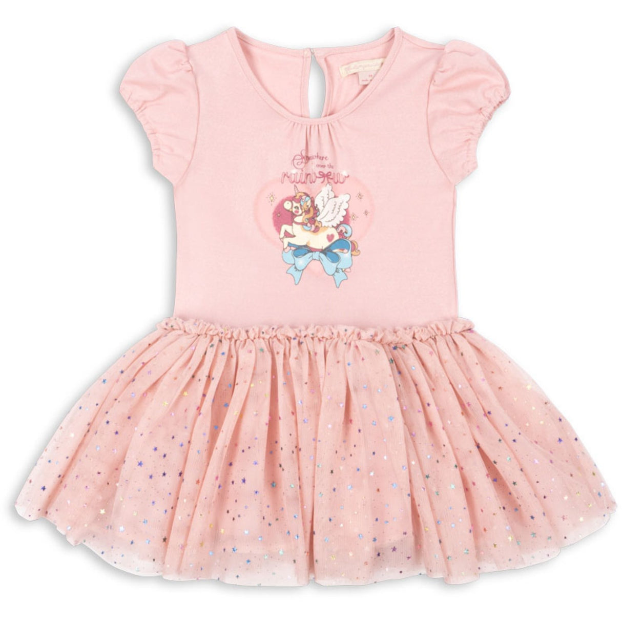Konges Sløjd Fairy Etoile Holographic Pink Ada Fairy Ballerina Glitter Dress