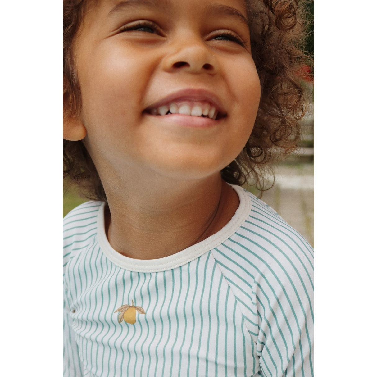 Konges Sløjd Tea Stripe Aster Swim Blouse Grs