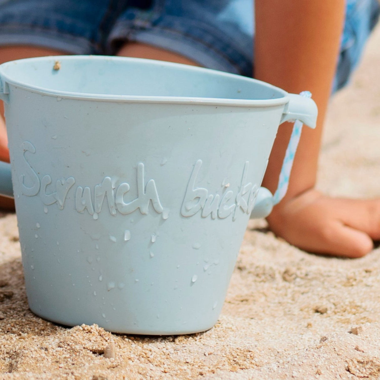 Scrunch & Follow The Duck Duck Egg Blue Bucket And Fiskenet Bundle