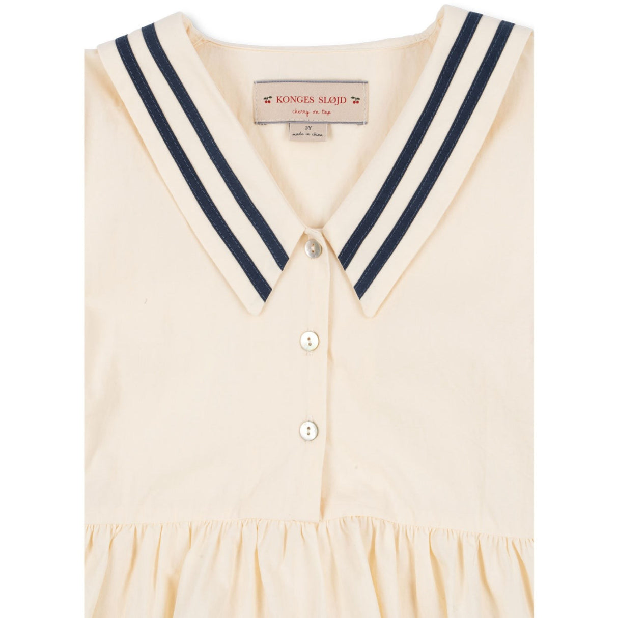 Konges Sløjd Optic White Allie Sailor Dress Gots