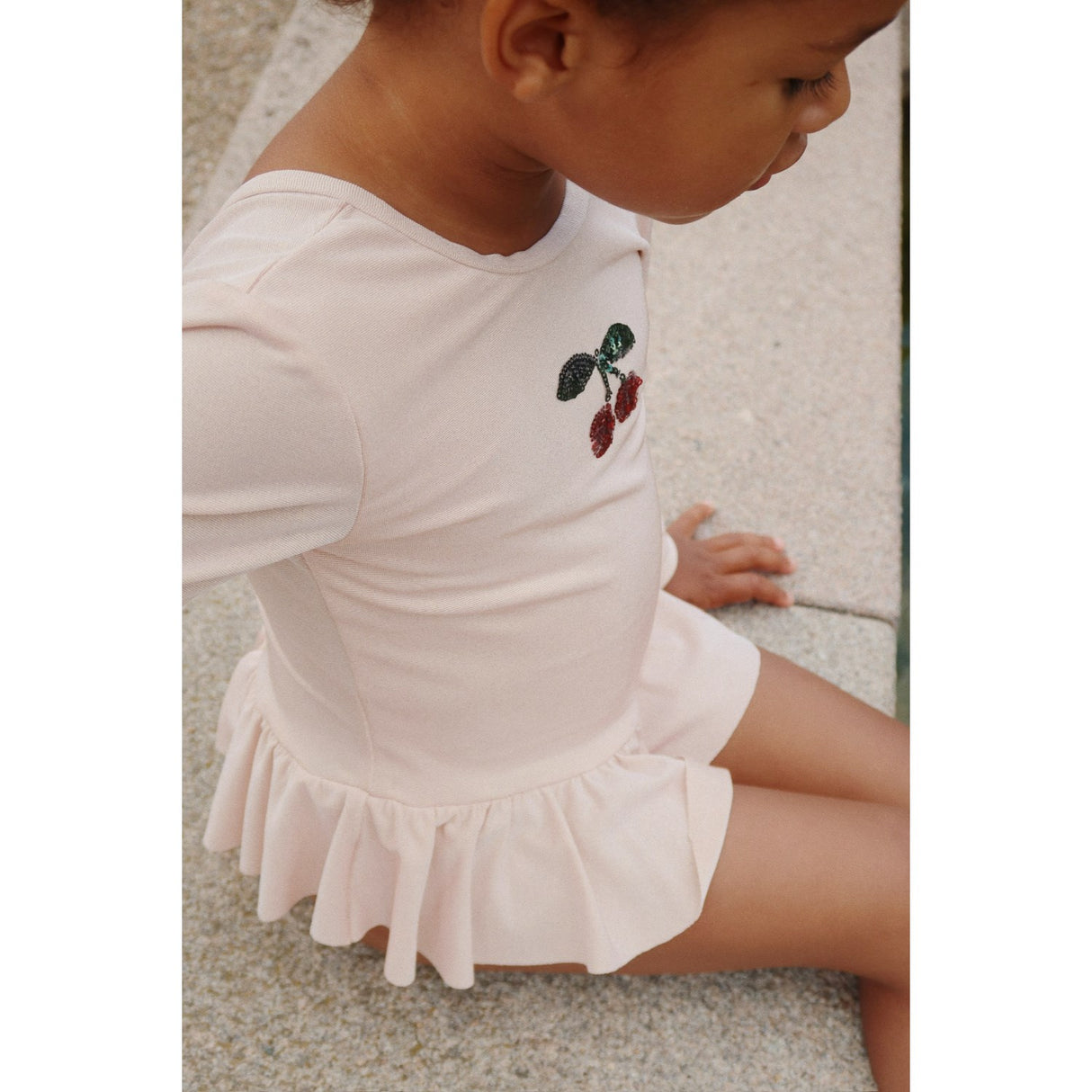 Konges Sløjd Evening Sand Jade Ls Swimsuit