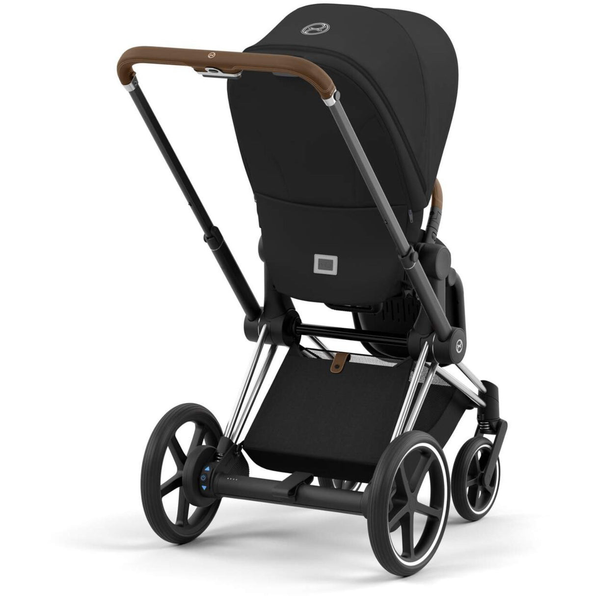 Cybex Chrome Brown E-Priam Stel Inkl. Hård Sædedel