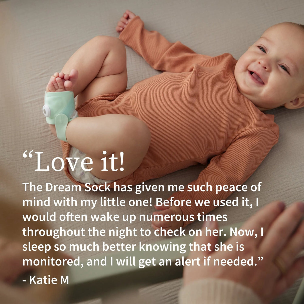 Owlet Dusty Rose Dream Sock