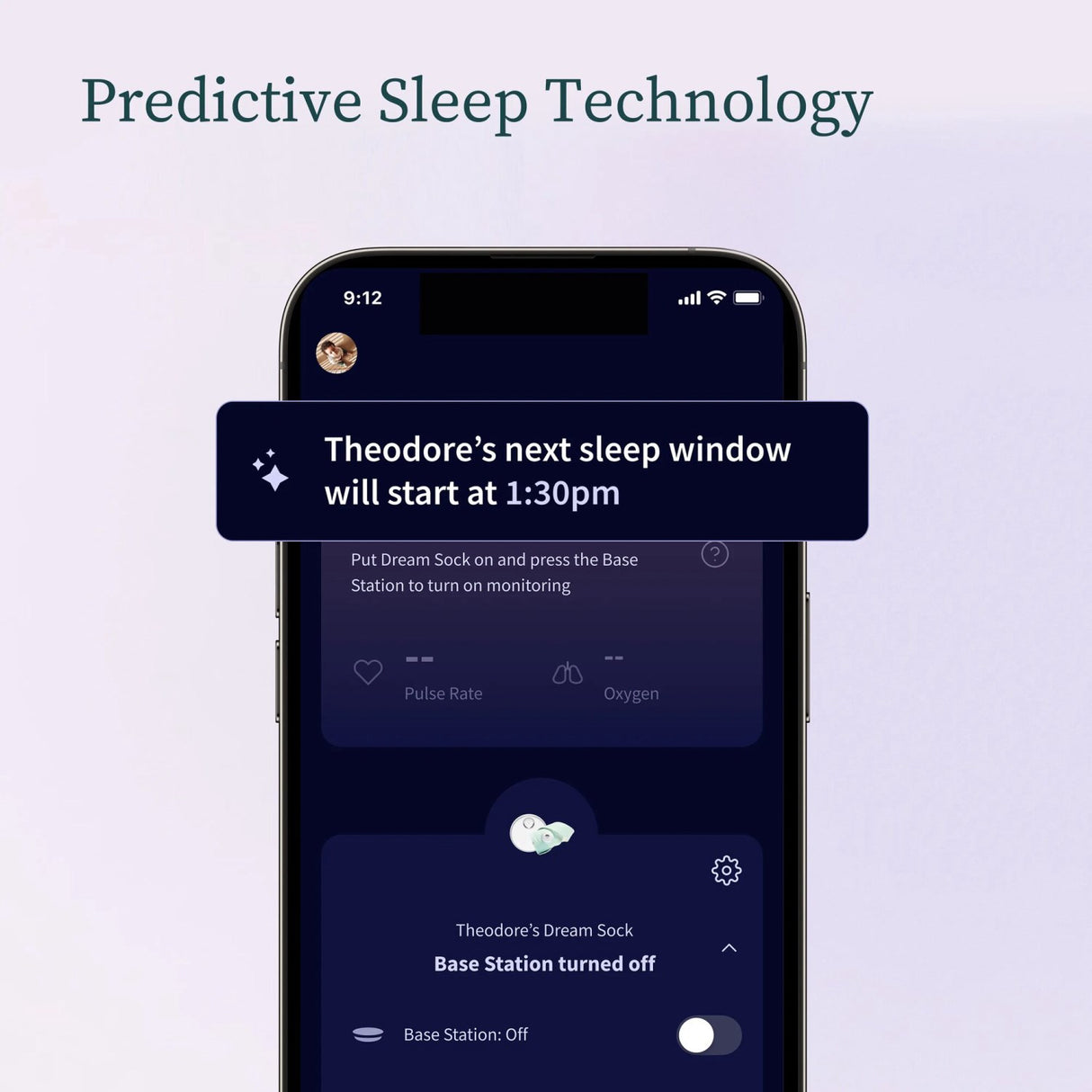 Owlet Dusty Rose Dream Sock