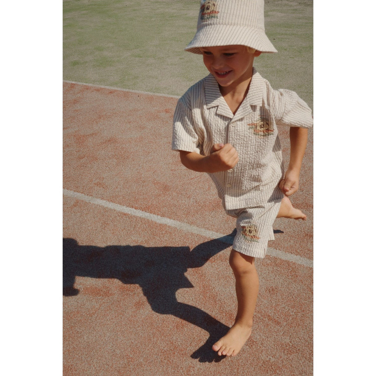 Konges Sløjd Stripe Bluie Elliot Bucket Hat Gots