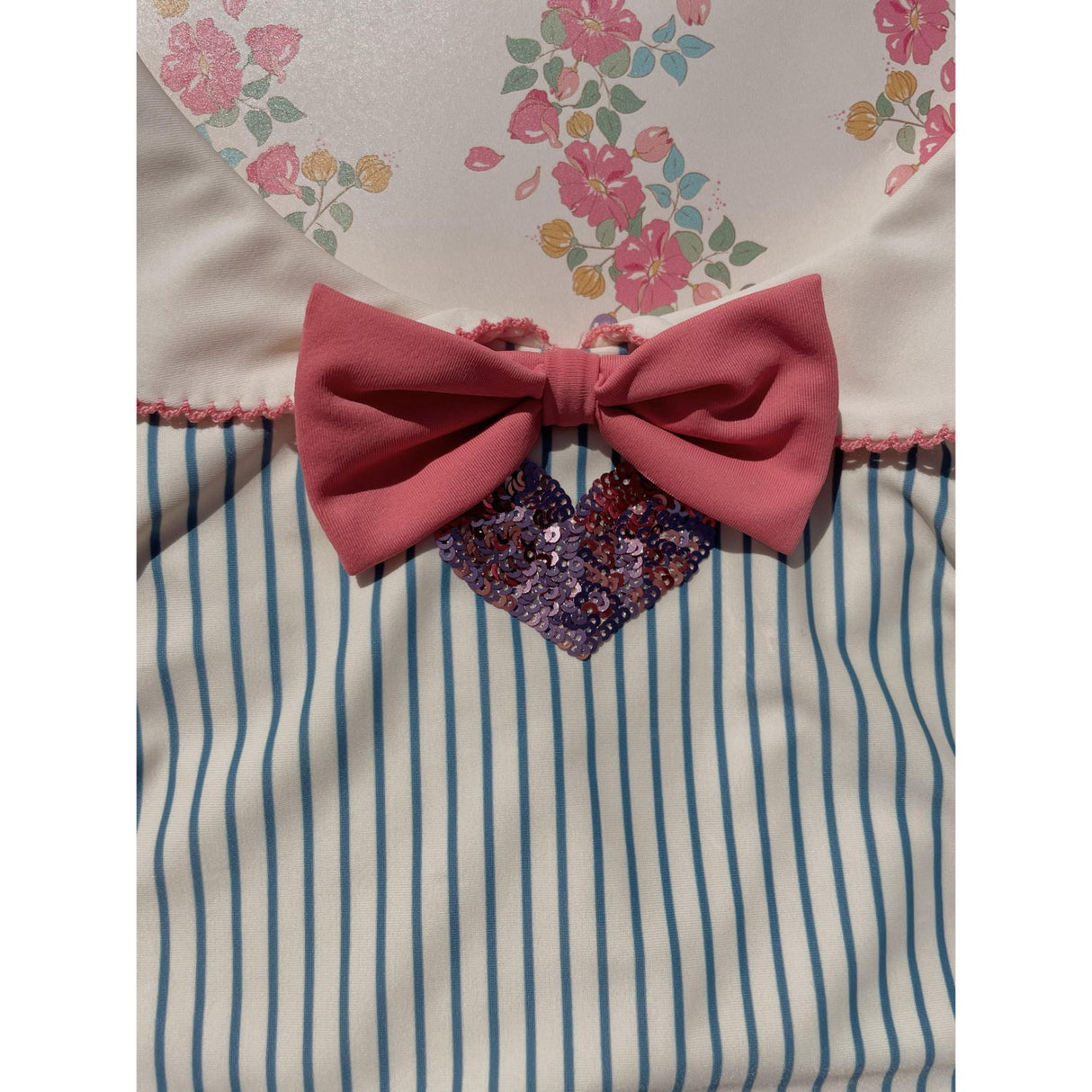 Konges Sløjd Blue Stripe Gina Swimsuit Grs