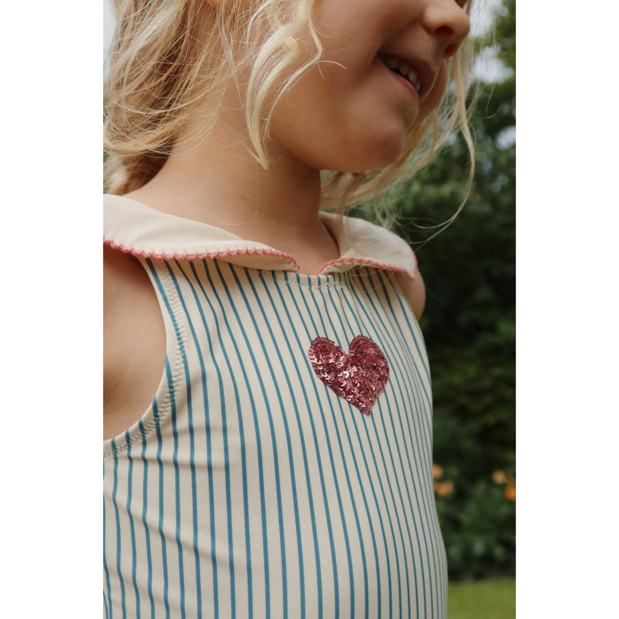 Konges Sløjd Blue Stripe Gina Swimsuit Grs