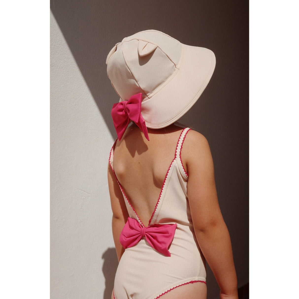 Konges Sløjd Soft Pink Kitty Cat Sun hat Grs