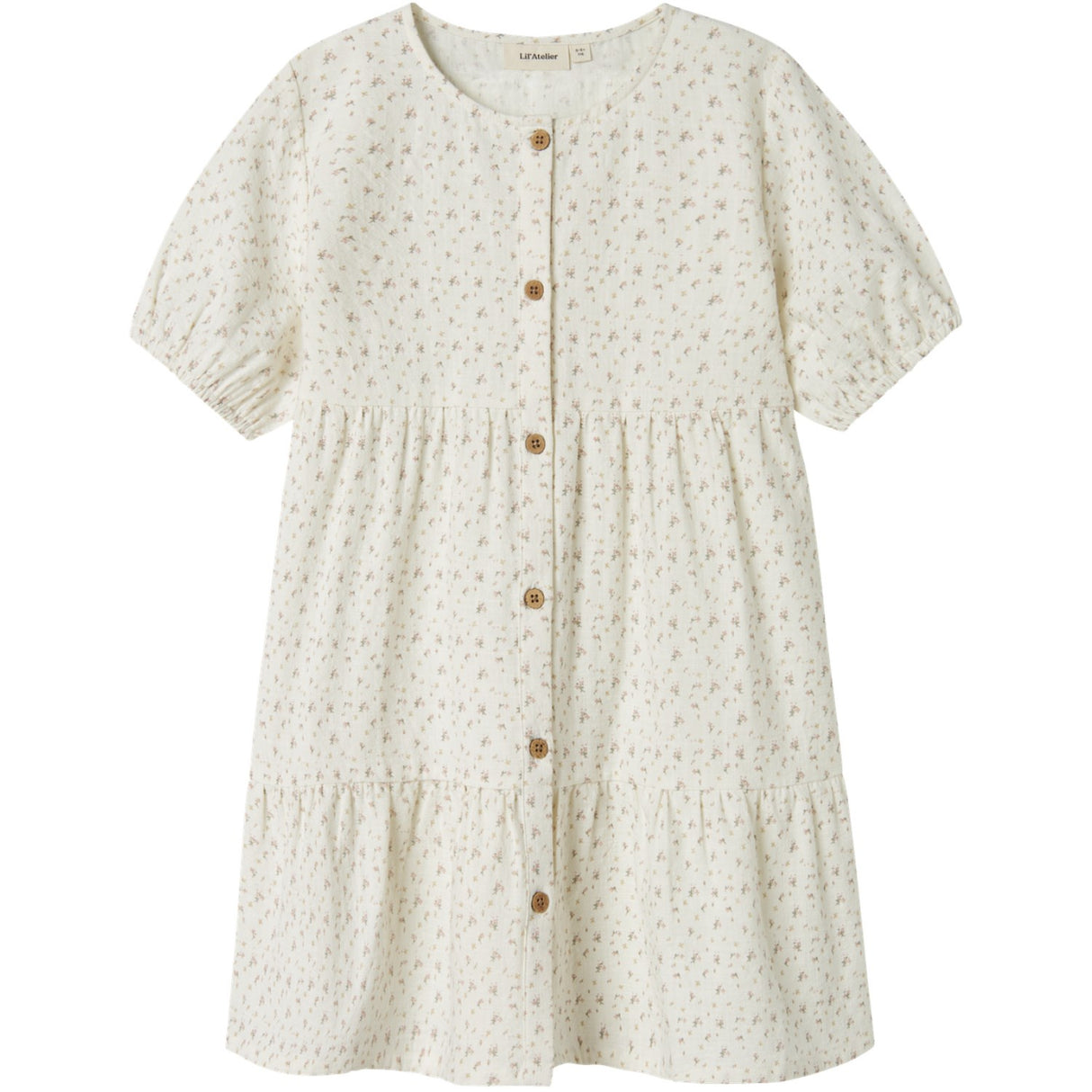 Lil'Atelier Coconut Milk Nmfhailey Ss Loose Dress Lil