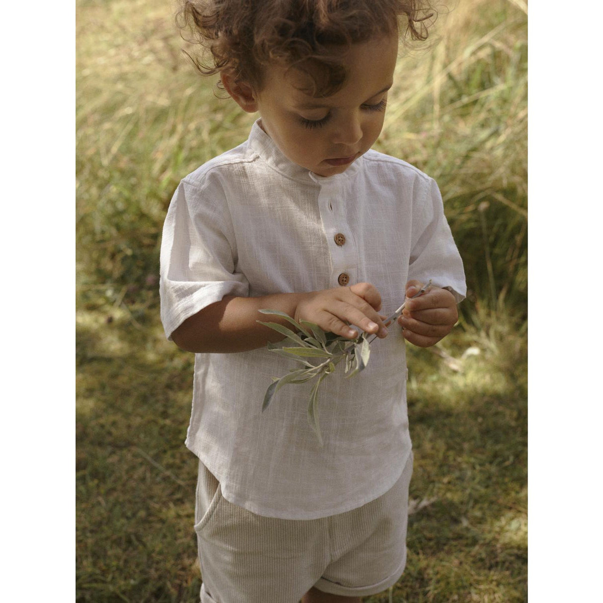 Lil'Atelier Coconut Milk Nmmhugo Ss Loose Shirt Lil