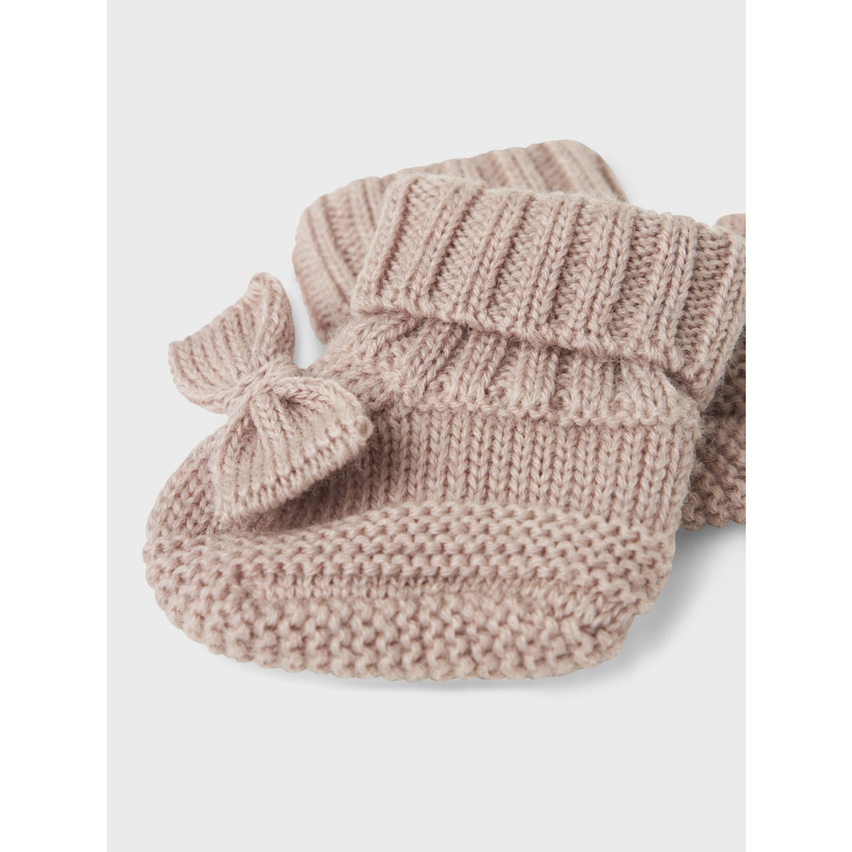 Name It Shadow Gray Nbfwrilla Wool Knit Slippers