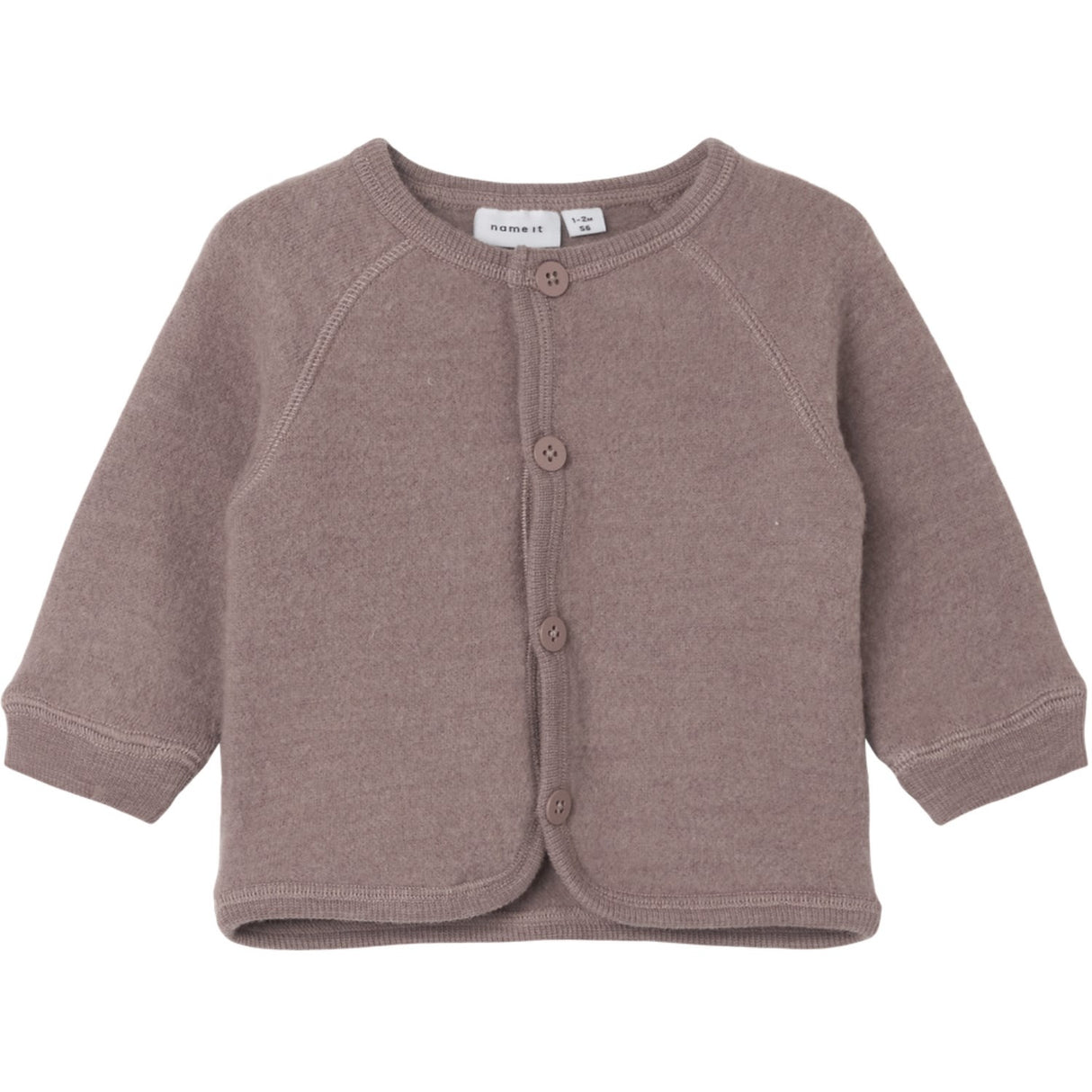 Name It Antler Nbfwmino Wool Bru Ls Card