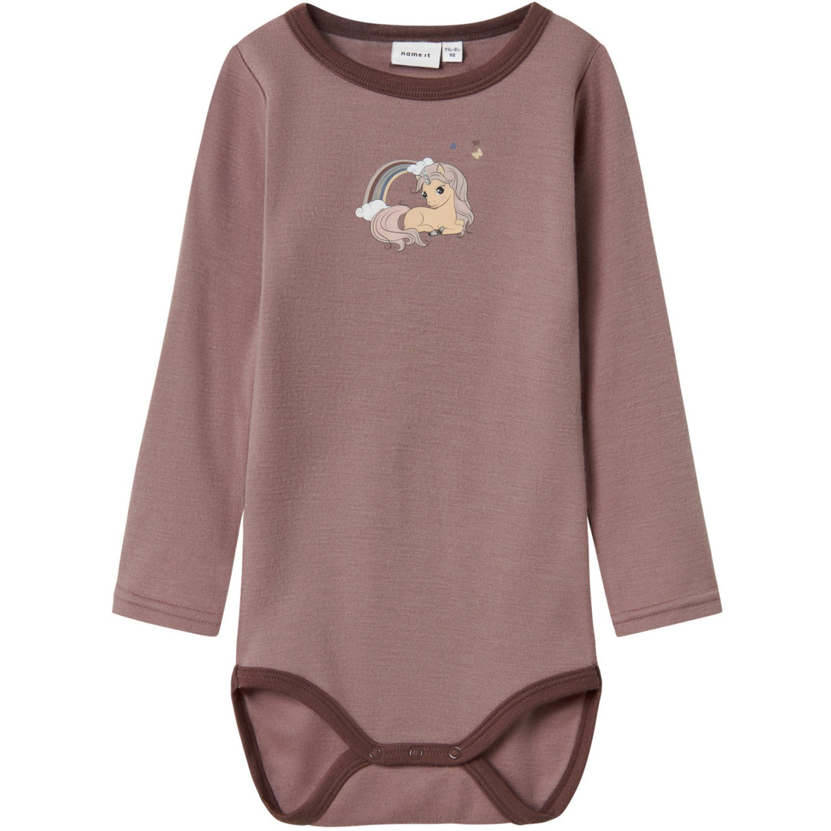 Name It Antler Unicorn Nmfwillit Wool Ls Body