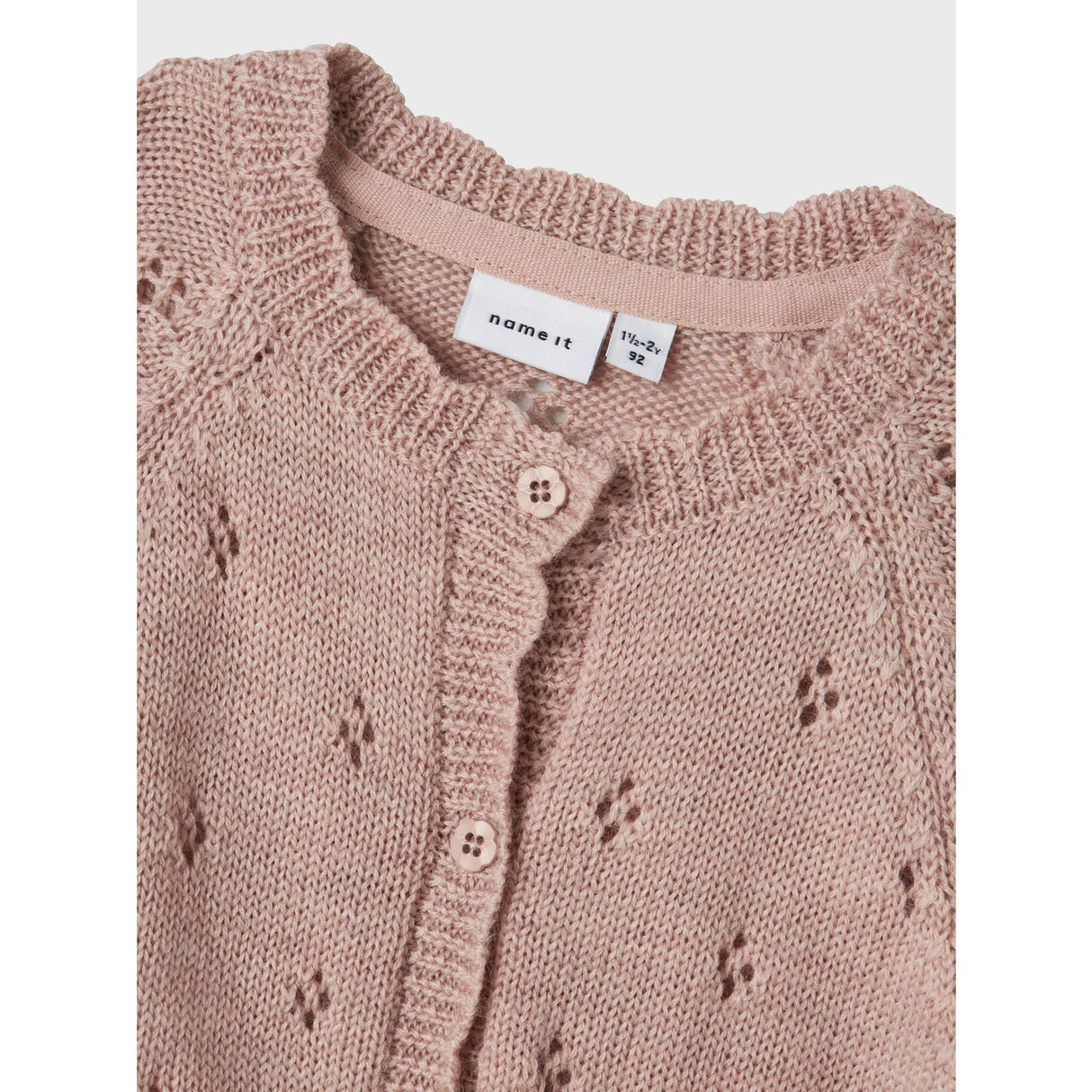 Name It Shadow Gray Nmfwrilla Wool Ls Knit Card