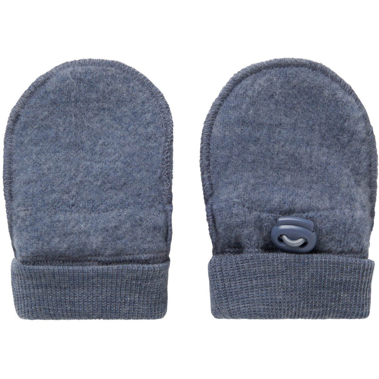 Name It Folkstone Gray Nbmwmino Wool Bru Mittens Wo/Thumb
