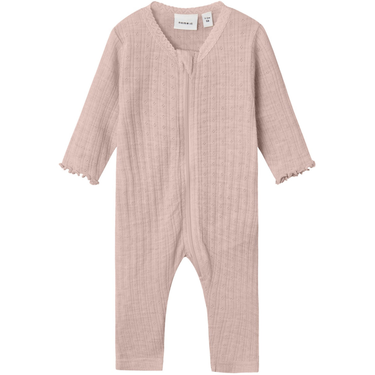 Name It Shadow Gray Nbfwossa Wo/Si Rib Nightsuit