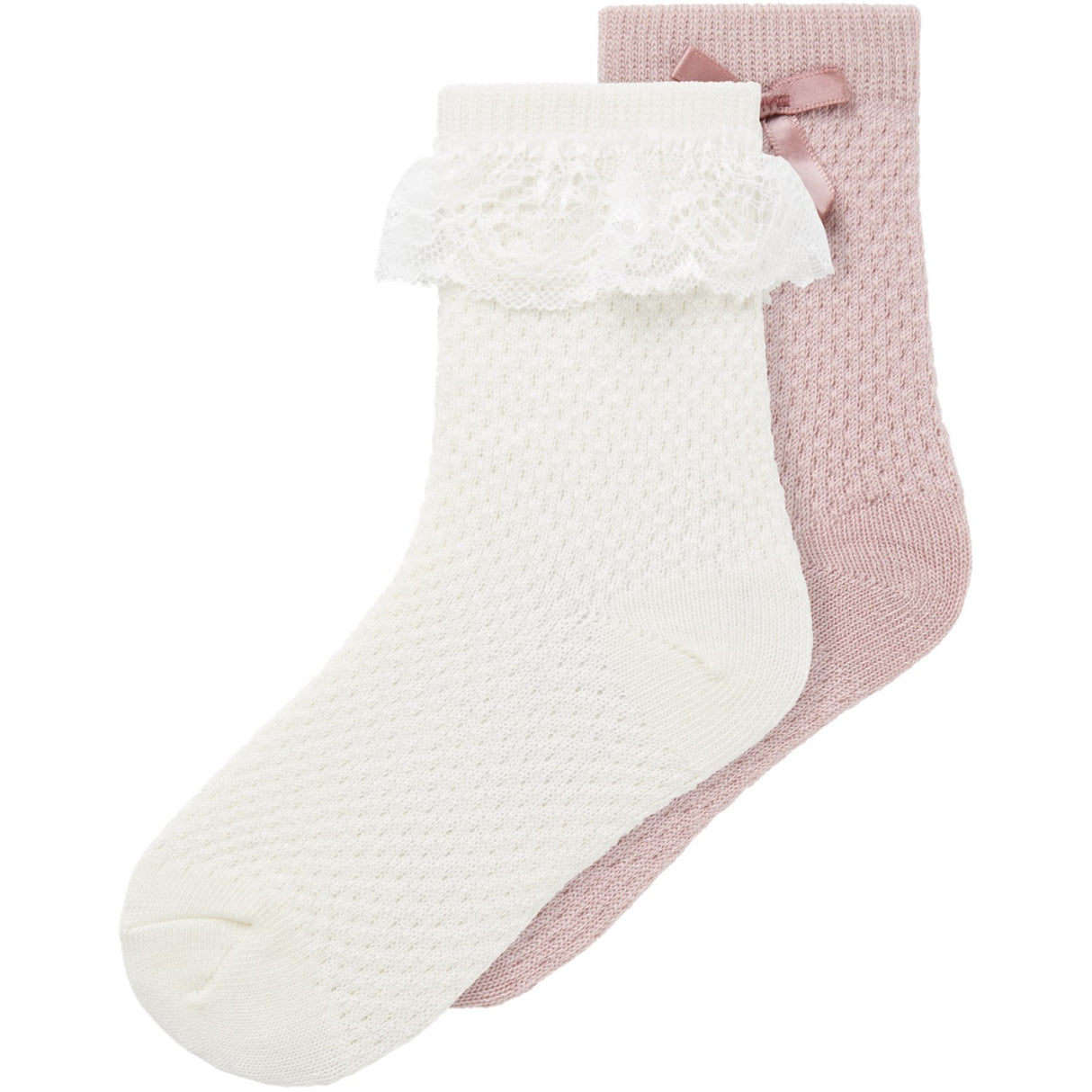 Name It Snow White Nmfwakma Wo/Bl Structure 2P Socks