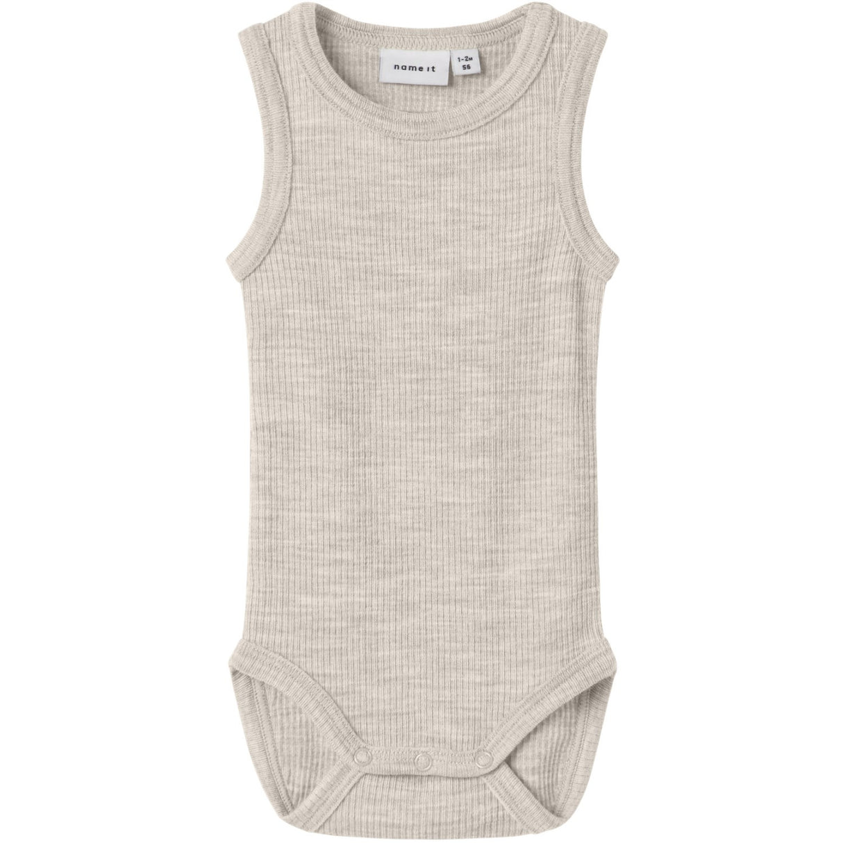 Name It Nacreous Cloud Nbnwax Wool Rib Tank Body