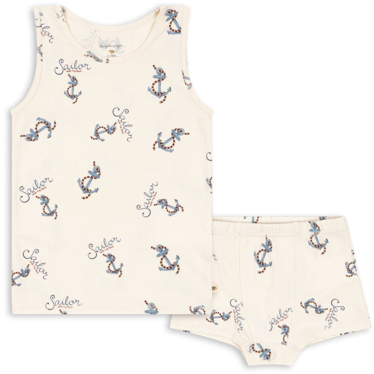 Konges Sløjd Rock My Boat Basic Tank Underwear Set Gots