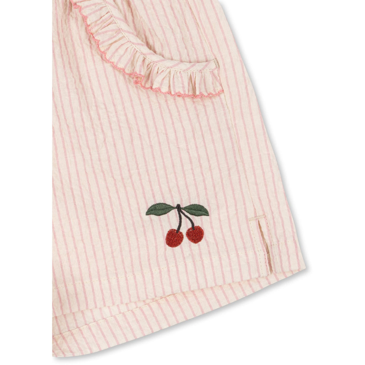 Konges Sløjd Peony Stripe Ellie Frill Shorts Gots