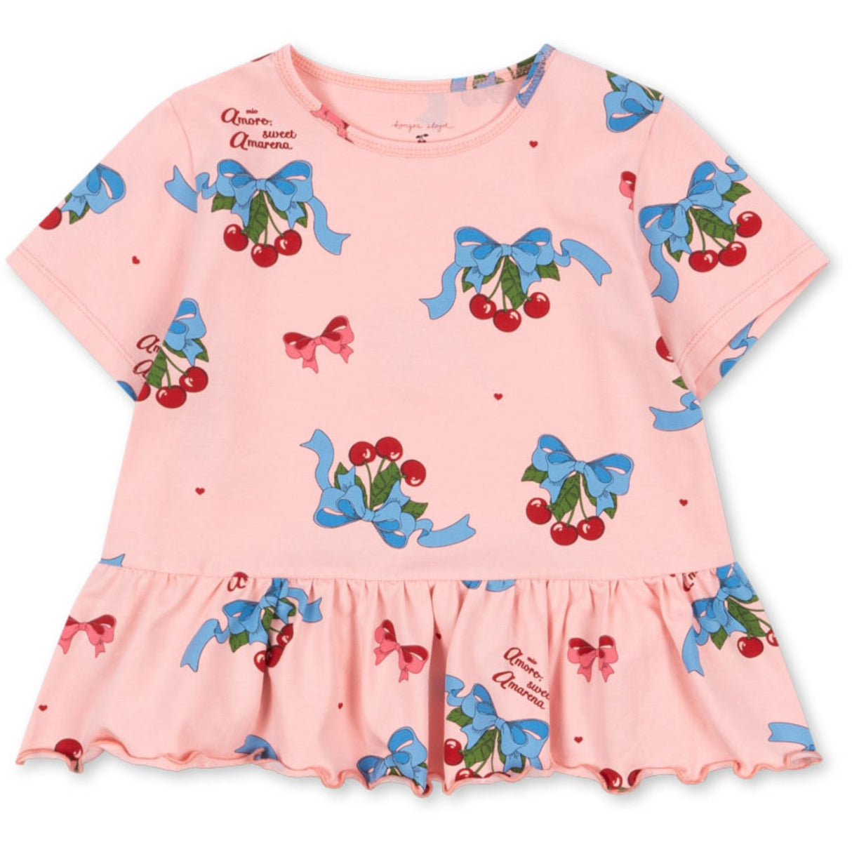 Konges Sløjd Amarena Basic Frill Tee Gots